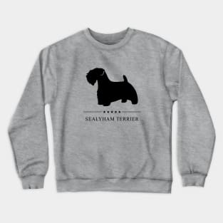 Sealyham Terrier Black Silhouette Crewneck Sweatshirt